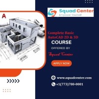Enroll With Complete Basic AutoCAD 2D  3D Course  Squad Center 